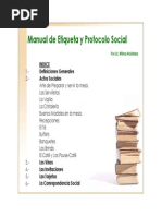 Manual de Etiqueta y Protocolo Social