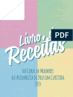 Caderno de Receitas - Das Mulheres Da Assembleia de Deus de Curitiba