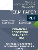 Ifrs Gapp Infosys