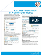 Semi-Annual Debt in A Quarterly Model