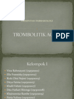 Trombolitik Agent (Presentasi Farmakologi)