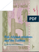 Pak-Afghan Relations and The Taliban