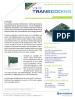 Sangoma D100 Series Transcoding Card Datasheet