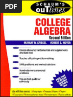 Schaum's Outline College Algebra