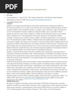 Tropical Medicine Syphilis in Adults: Sex Transm Infect 2005 81:448-452 Doi:10.1136/sti.2005.015875