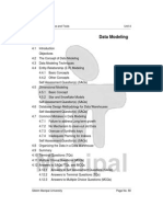 Unit 4 Data Modeling: Structure