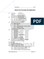 Unit 2 Database Core Concepts and Application: Structure