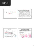 Heat Conduction Equation: Objectives