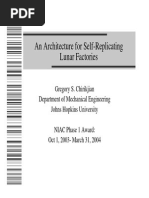 An Architecture For Self-Replicating Lunar Factories