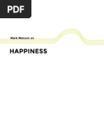 Happiness - Mark Manson