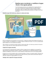 Reutilizar El Agua de Lluvia o Las Aguas Grises