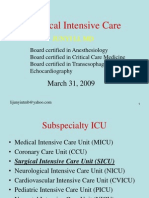 Surgical Intensive Care