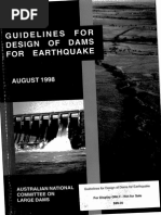 Guidelines For Design of Dams For Earthquake