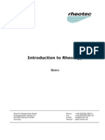 Introduction To Rheology