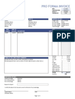 Proforma Invoice