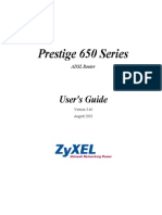 Zyxel Prestige P650 Series Users Guide