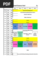 5A Schedule 2014-15