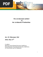 The Aerodynamic Method of The Archimedes Windturbine Abeko Site PDF