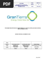 Programa Intervencion Mantto 5800 Cat 3606