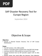 SAP Europe DRP Retest - Sep 2014 v2.1