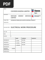 Electrical Work Procedure