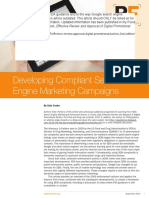 Developing Compliant Search Engine Marketing Campaigns