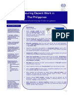 Decent Work - Philsnapshot Summary