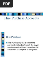 Hire Purchase Accounting