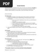 Socratic Seminar Guidelines