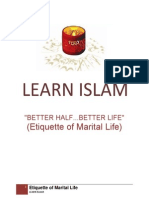 Etiquette of Marital Life: "Better Half... BetterLife" - Learn Islam