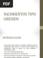 YACIMIENTOS Greisen