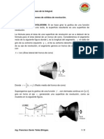3.3 Cálculo de Volúmenes de Sólidos de Revolución.