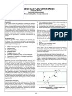 Ultrasonic Gas Flow Meter Basics