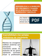 Insensibilidad A La Inhibición Del Crecimiento y Evasión