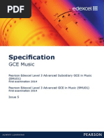 Music GCE Specification