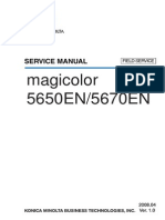 Konica MINOLTAMagicolor 5650 5670 SERVICE MANUAL PDF