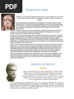 Biografia de Omero