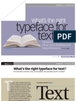 What Is The Right TypeFace For Your Text?