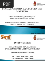 Investigación Bullying en Sinaloa