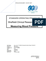 Standard Operating Procedure Manual BP - Shiefield Clinical Research Facility