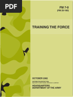 FM 7-0 Training The Force