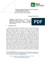 La Posesión y Uso de Un Arma de Fuego Por Un Vigilante Particular Sin Licencia