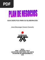 PLAN DE NEGOCIOS - Guía Didáctica SENA