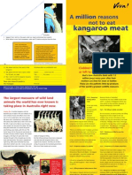 Million Reasons Not To Eat Kangaroo Meat