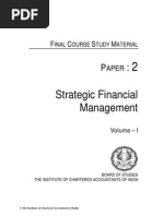 Strategic Financial Management: F C S M