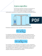 Medidas Del Peso Específico