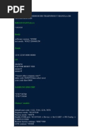 Como Quitar Codigos de Telefonos y Manual de Programacion
