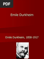 Emile Durkheim