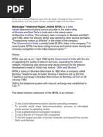 Mahanagar Telephone Nigam Limited (MTNL) Is A: State-Owned Mumbai New Delhi India Mauritius Africa Monopoly