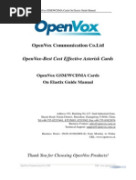 OpenVox G410E On Elastix Guide Manual